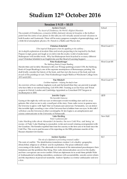 Programme - Winchester College