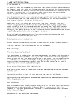 Harrison Bergeron - CLC Charter School