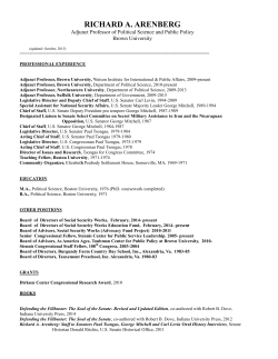 richard a. arenberg - Researchers @ Brown