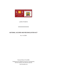 national accord and reconciliation act