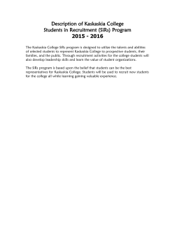 Students in Recruitment Scholarship