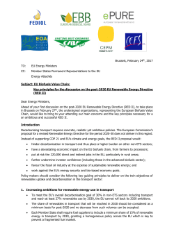 EU Biofuels Value Chain