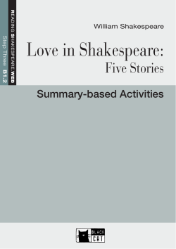 Love in Shakespeare - AheAdbooks / blAck