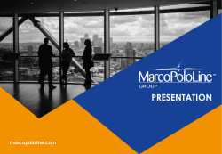 Presentation - MarcoPoloLine
