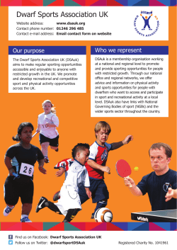 Dwarf Sports Association UK