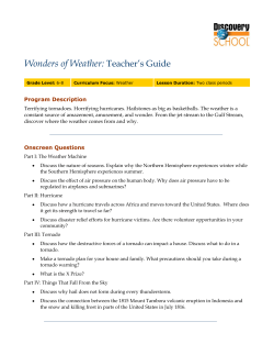 Teacher`s Guide Wonders of Weather
