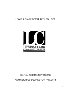 Admissions Guide - Lewis and Clark Community College