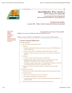 Printer Friendly Version - 8 pages