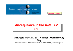 Microquasars in the GeV-TeV era Microquasars in the GeV