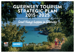 Guernsey Tourism Strategic Plan 2015&ndash;2025