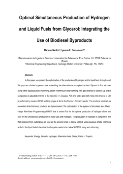 Optimal Simultaneous Production of Hydrogen and Liquid Fuels