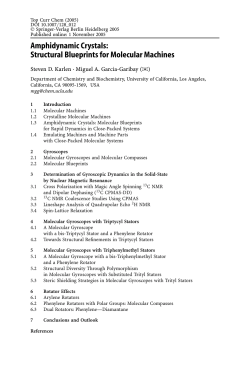 Amphidynamic Crystals: Structural Blueprints for Molecular Machines