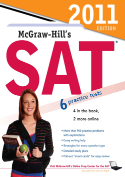 Mcgraw Hill`s Sat
