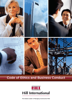 Code of Ethics and Business Conduct