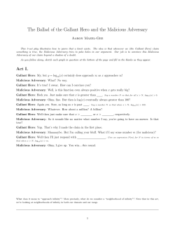 The Ballad of the Gallant Hero and the Malicious - Aaron Mazel-Gee