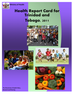 Health Report Card for Trinidad and Tobago, 2011