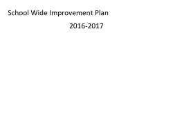 School Improvement Plan - Lake Preston School District 38