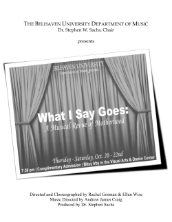 the belhaven university department of music