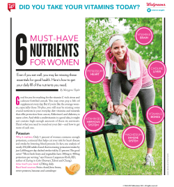Frances discusses 6 Must-Have Nutrients for Women.