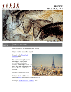 france may 20-28, 2016 - The Leakey Foundation