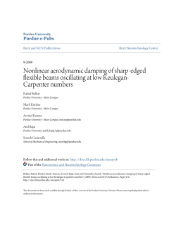 Nonlinear aerodynamic damping of sharp-edged - Purdue e-Pubs
