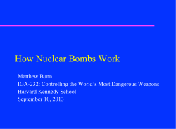 How Nuclear Bombs Work - The Belfer Center for Science and
