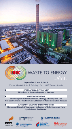 program - Dutch Waste Management Association