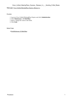page: Cisco Unified MeetingPlace Express, Release 2.x Log in to