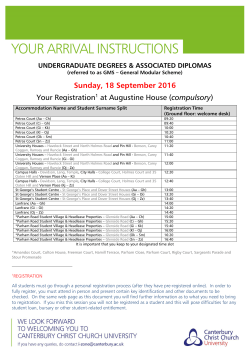 Registration for GMS resident