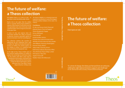 The future of welfare