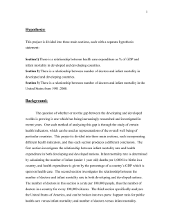 Hypothesis: Background: