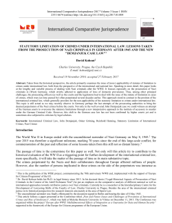 The Concept of Infamy In Roman Law