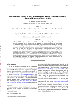 The Anomalous Merging of the African and North Atlantic Jet
