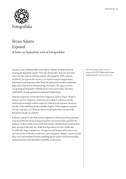 Bryan Adams Exposed