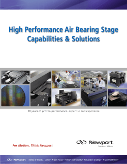 High Performance Air Bearing Stage