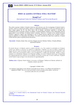 DOES AL QAEDA CENTRAL STILL MATTER? Kangil Lee