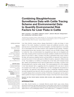 Combining Slaughterhouse Surveillance Data with Cattle Tracing