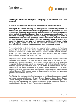 expansion into new markets