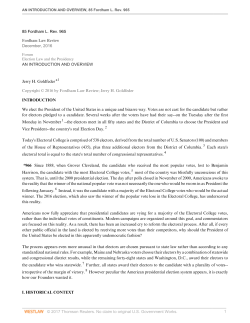 An Introduction and Overview, 85 Fordham L. Rev