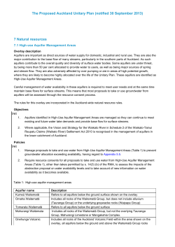 - Auckland Unitary Plan Operative in Part