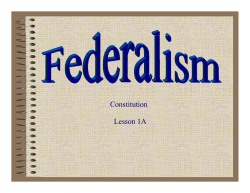 Constitution Lesson 1A