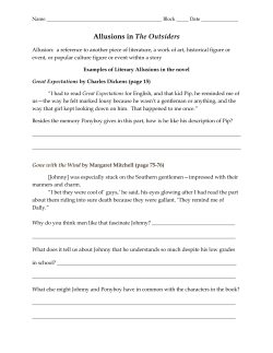 Allusions in The Outsiders