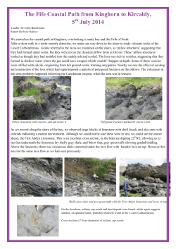 Fife Coastal Path from Kinghorn to Kircaldy