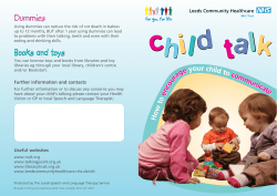 Child Talk - Leeds Community Healthcare