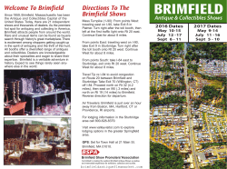 Brimfield Show Calendar - Brimfield Antique Flea Markets 2017