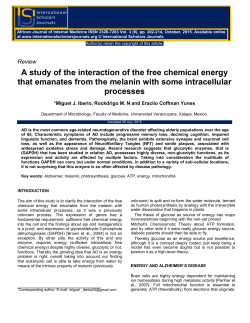 A study of the interaction of the free chemical energy that emanates