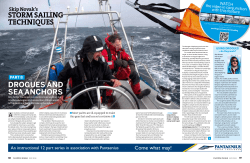STORM SAILING TECHNIqUES