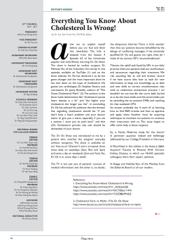 Everything You Know About Cholesterol Is Wrong! alow