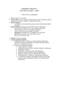 (Gazdasági szaknyelv I. TÁV_1doc)