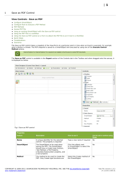 1 Save as PDF Control